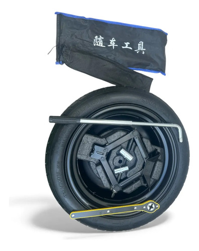 Kit Completo Llanta Refacción Byd Dolphin Mini