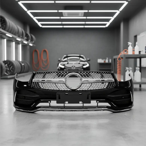 Fascia Delantera Completa Mercedes Glc 2018-2023 Negro