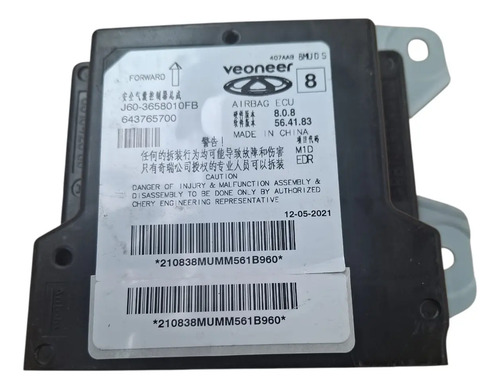 Modulo De Control De Bolsa De Aire Chirey Omoda O5