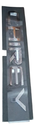 Emblema  Trasero De Letras Chirey Tiggo 4 Pro Plateado