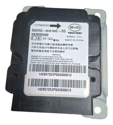 Modulo Srs Airbag Byd Song Pro