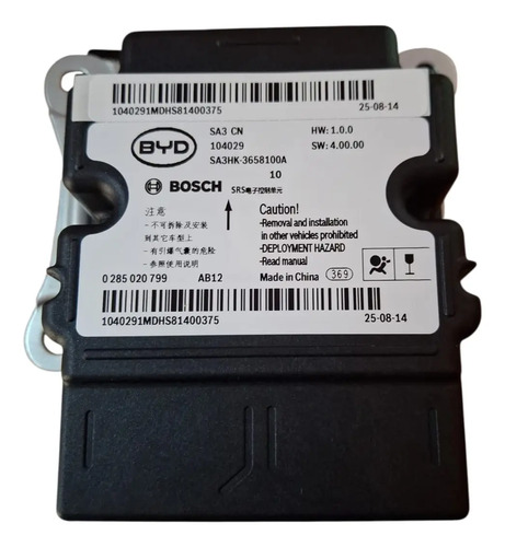 Modulo Airbag Srs Byd Song Plus