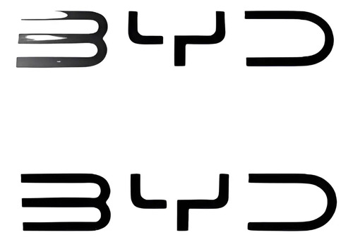 Letras Atras Byd Shark Negro