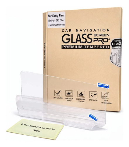 Protector Pantalla Vidrio Templado Byd Song Plus 15.6 +12.3