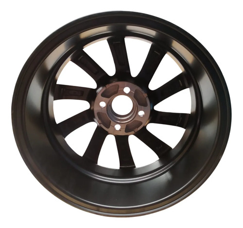 4 Pack Rin 15x5.5  4 /100 Et 43 Cb 73.1 Negro Matte Negro Mate