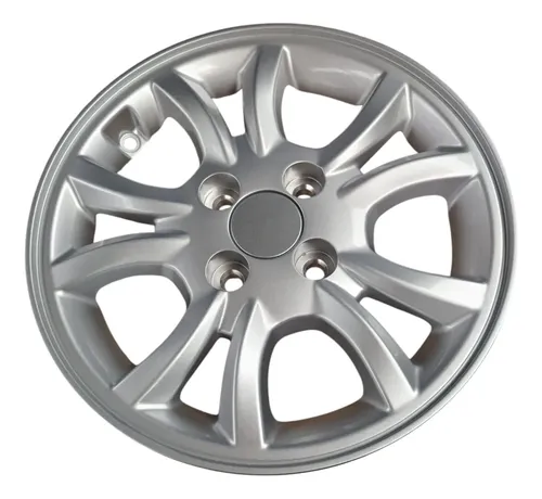 4 Pack Rin 14x6  4 /100 Et 44 Cb 56.5 Plateado Plateado