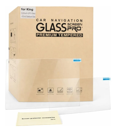 Protector Pantalla Vidrio Templado Byd King 12.8 +8.8 Transparente